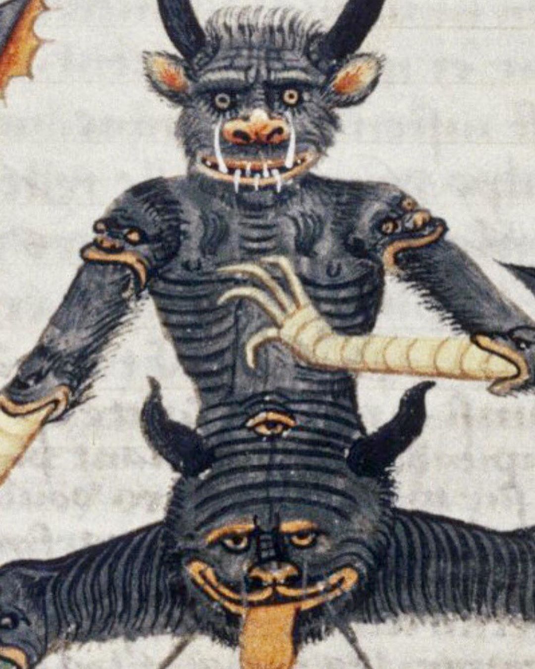 Depictions of demons and the devil in medieval manuscripts - Eve Harms
